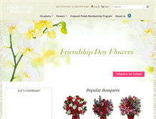 Tablet Screenshot of libertyvilleflorist.com